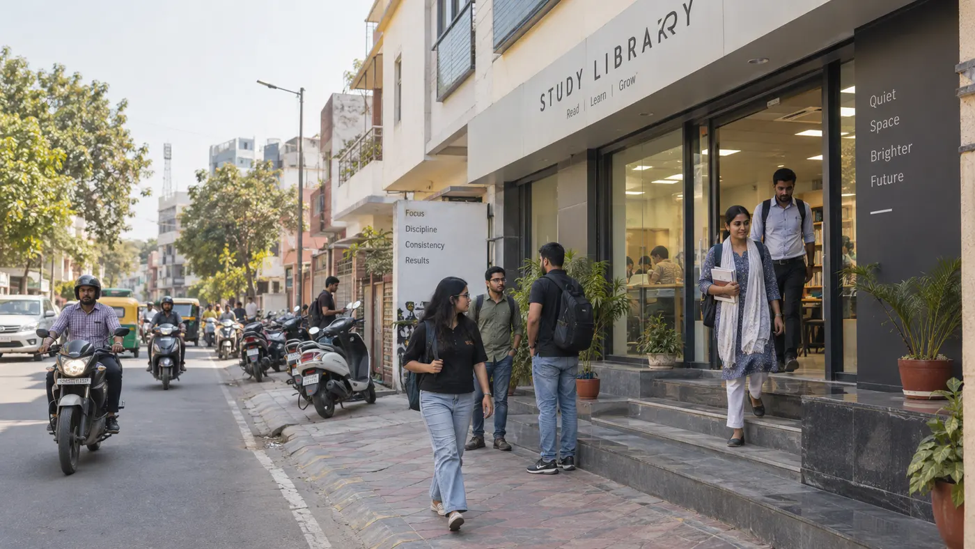 Study library staff managing membership access and shifts with Libix in Agra