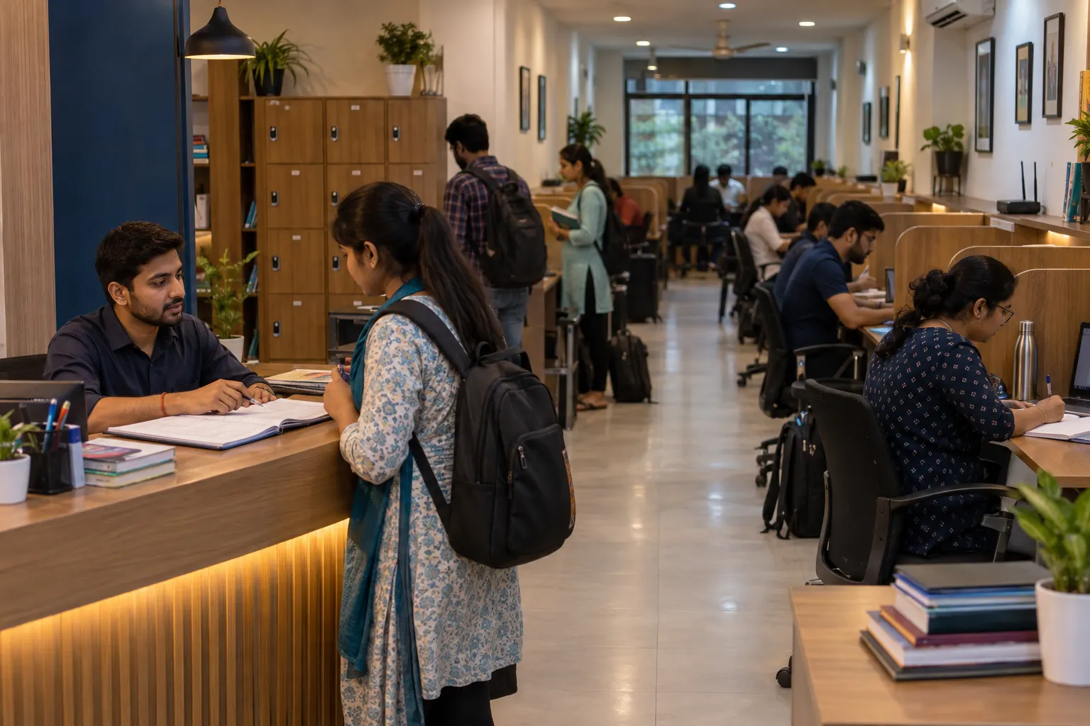 Study library staff managing batches, seats and attendance with Libix in Bareilly